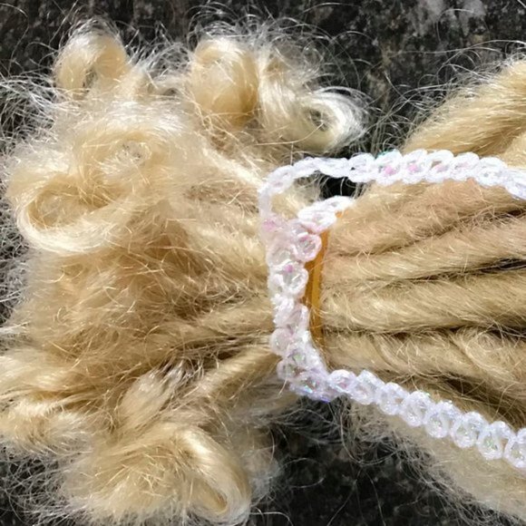 25 Platinum Blonde Dread Dreadlock Hair Extensions